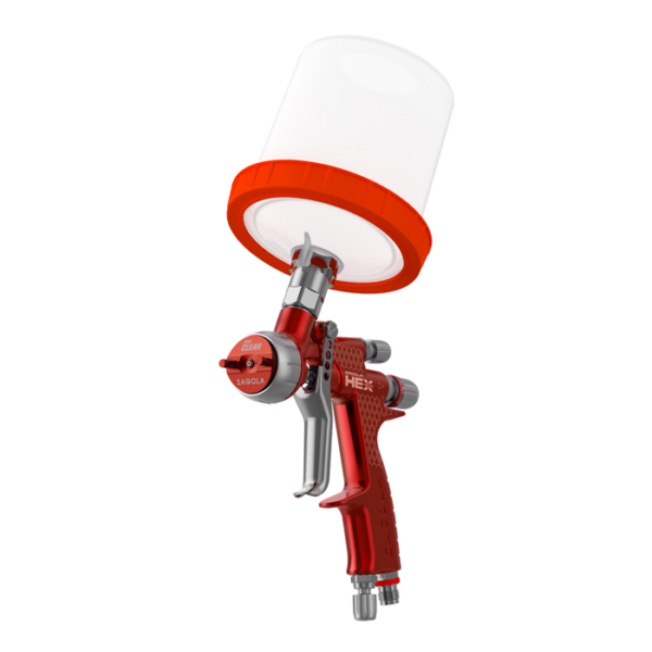 Sagola 4600 HEX CLEAR Product Image with paint cup